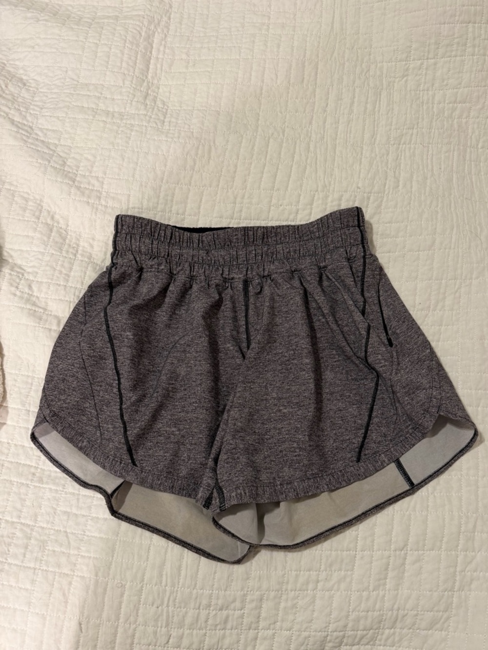 lululemon athletica Dark Heather Gray Athletic Shorts